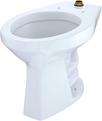 Inodoro comercial elongado de ultra alta eficiencia marca Toto con descarga de 1.28 GPD