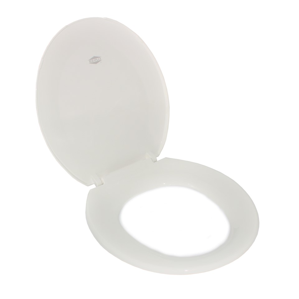 Asiento Redondo P/Inodoro Heavy Duty Blanco marca Ez-Flo