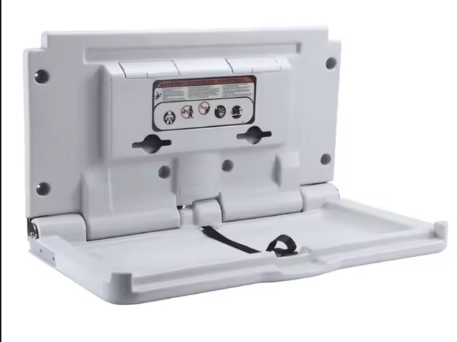 Cambiador de pañales horizontal para niños, antimicrobial, y resistente alto tránsito marca RoHS