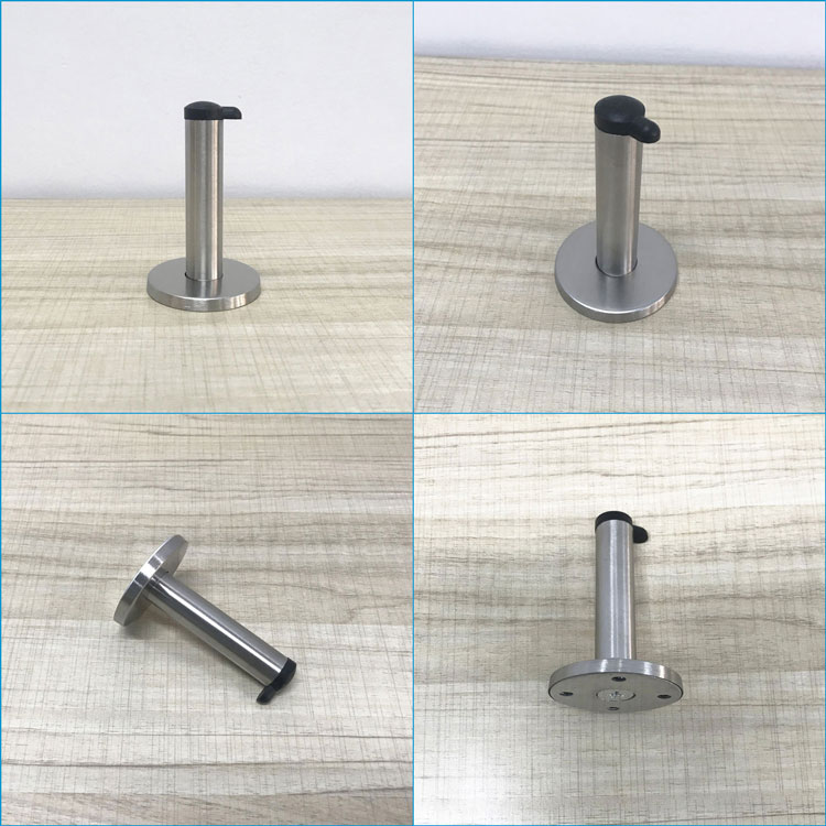 Gancho para particiones de baños en acero inoxidable marca KCROWNE