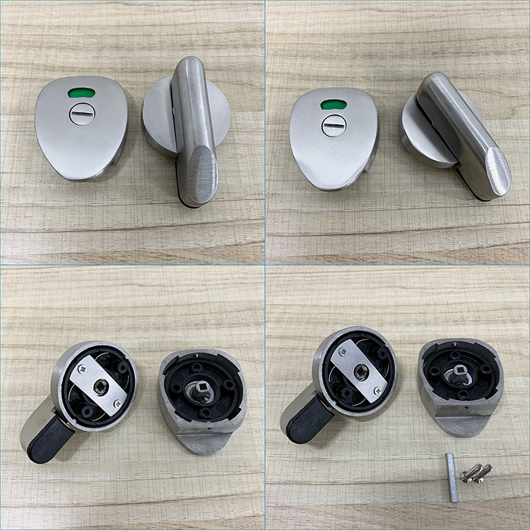 Pestillo indicador en acero inoxidable para particiones de baños marca KCROWNE