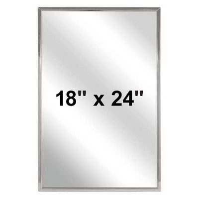 Commercial Restroom Mirror, Channel Frame, marca Bradex