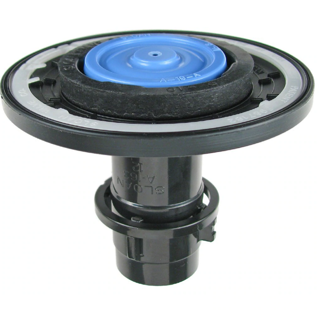 kit de diafragma de doble filtrado para inodoro marca sloan  con descarga de 1.28 Gpf (4.8 Lpf)