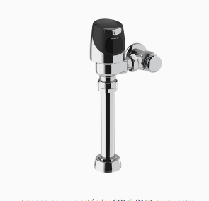 SOLIS® fluxometro sanitario de sensor expuesto con descarga de 1.1 Gpg - 1.6 Gpf marca sloan