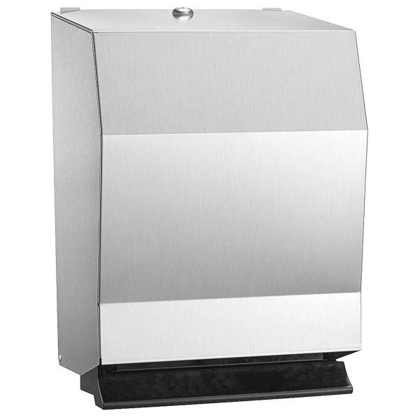 Dispensador de papel toalla en acero inoxidable marca Bradex