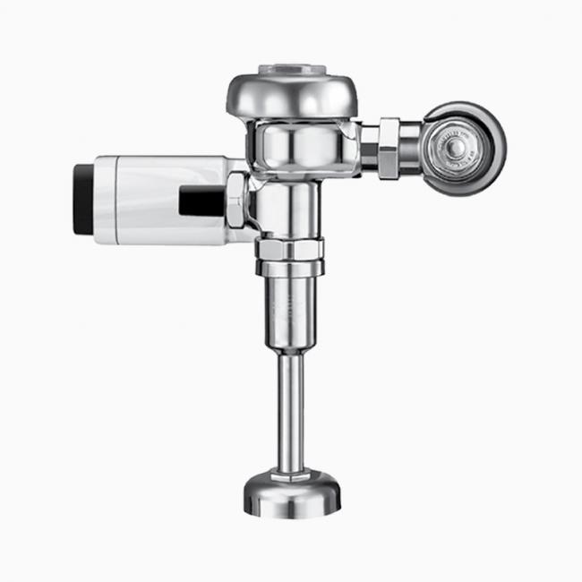 Fluxometro Regal para urinal con sensor side mount descarga 1.0gpf/3.8lpf marca Sloan.