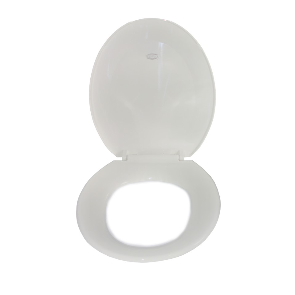 Asiento Redondo P/Inodoro Heavy Duty Blanco marca EZ-FLO