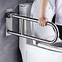 Barra abatible en acero inoxidable espejo 304 con longitud  1 1/2" x 24" largo marca PLOMEX