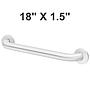 Barra recta para discapacitados en acero inoxidable  1 1/2" marca Bradex