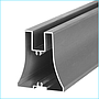 Foot Cover en acero inoxidable para particiones de baños marca KCROWNE